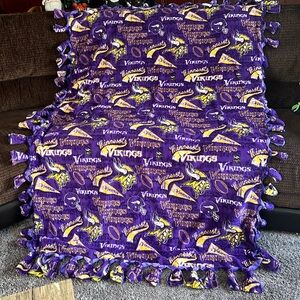 ❤️SOLD E-BAY❤️Minnesota Vikings blanket.Minnesota Vikings throw blanket.Vikings